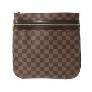 Louis Vuitton Pochette Bosphore Damier Ebene Canvas Shoulder Bag